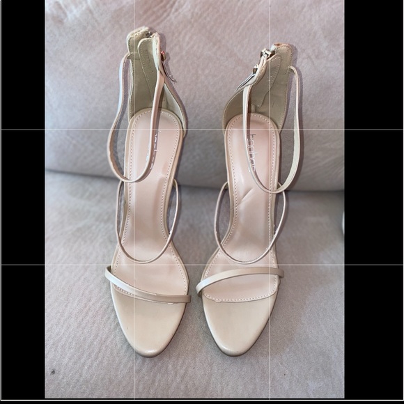Women's boohoo nude 3 strap sandal heels size 9 - Picture 2 of 4
